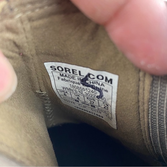 Sorel Womens 6 Joan of Arctic Wedge II Chelsea Tan Beige Ankle Boot Bootie. - Picture 7 of 7